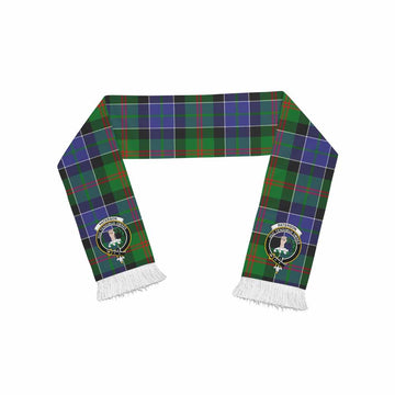 Paterson Tartan Ruffneck Scarf with Family Crest
