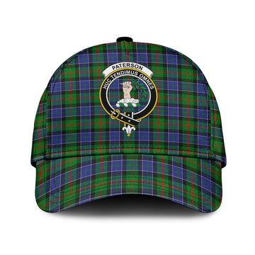 Paterson Tartan Classic Cap with Family Crest