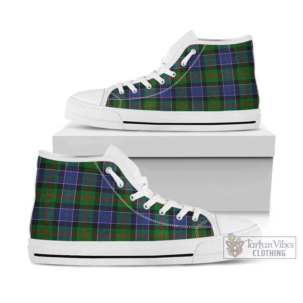 Tartan Vibes Clothing Paterson Tartan High Top Shoes