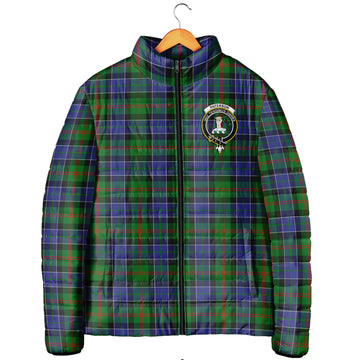 Paterson Tartan Padded Jacket with Family Crest