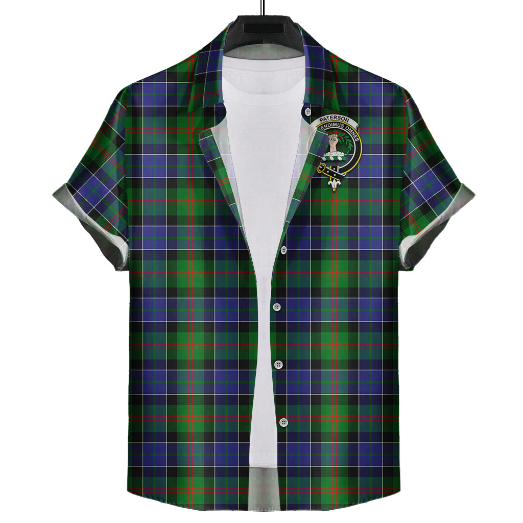 paterson-tartan-short-sleeve-button-down-shirt-with-family-crest