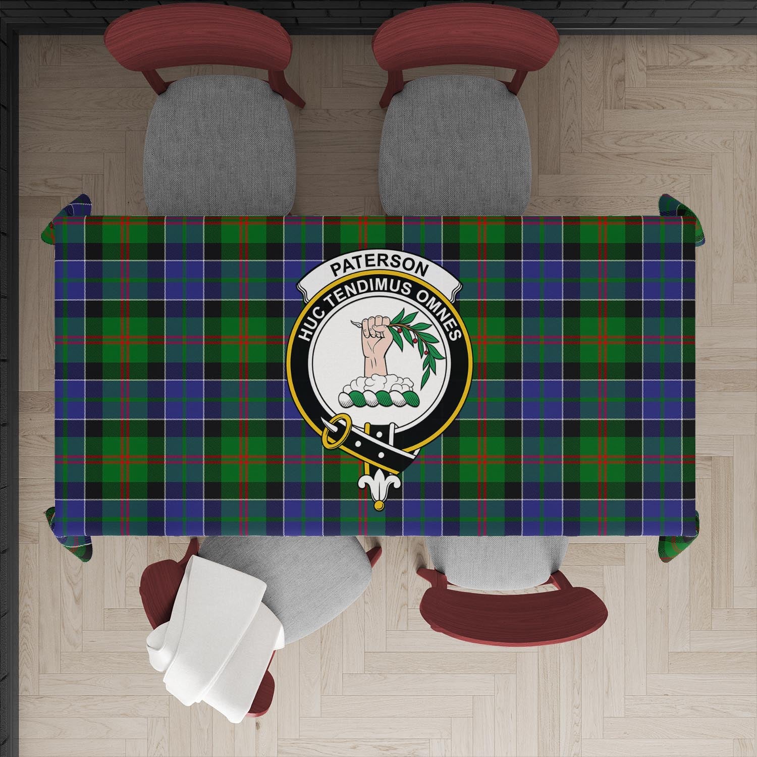 paterson-tatan-tablecloth-with-family-crest