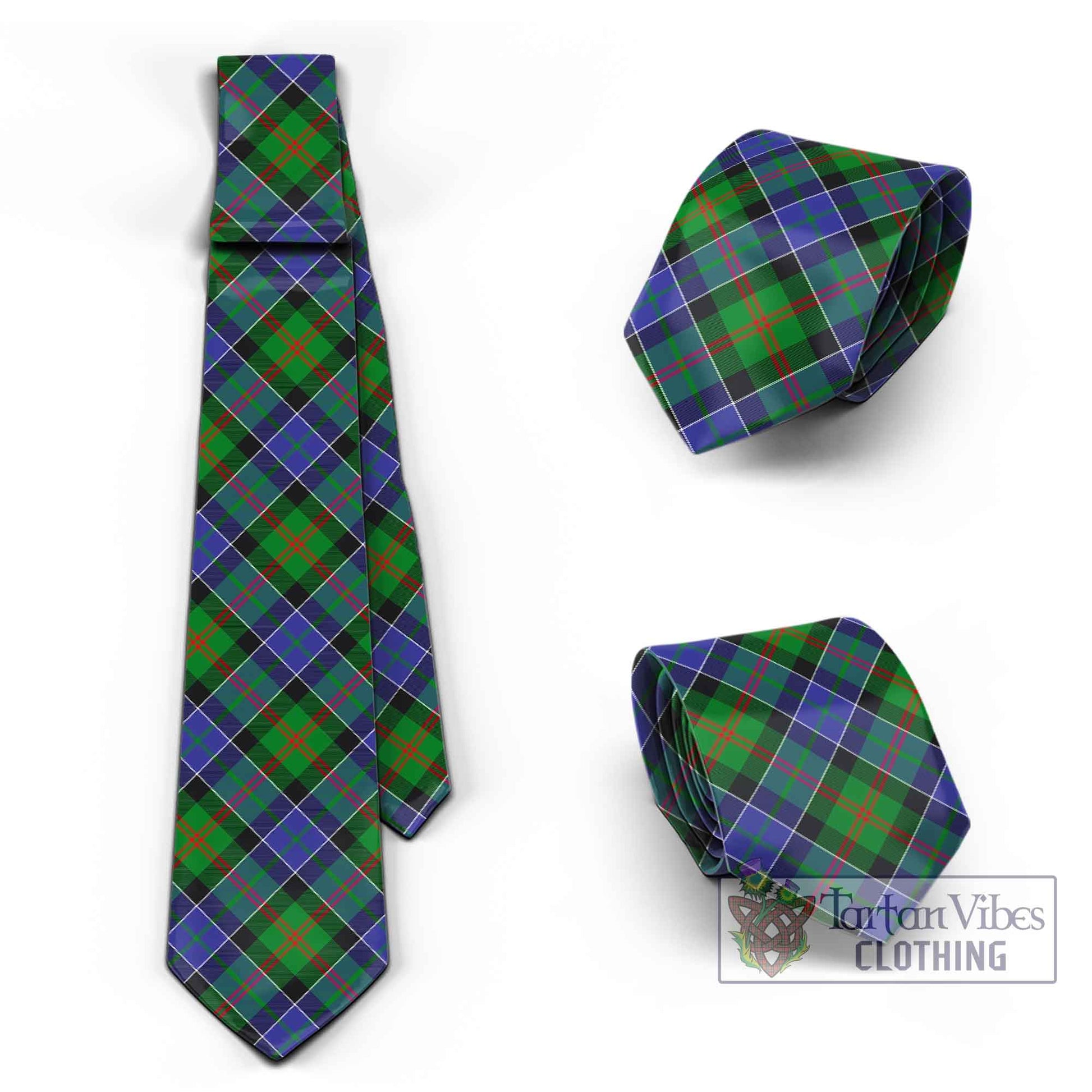 Tartan Vibes Clothing Paterson Tartan Classic Necktie Cross Style