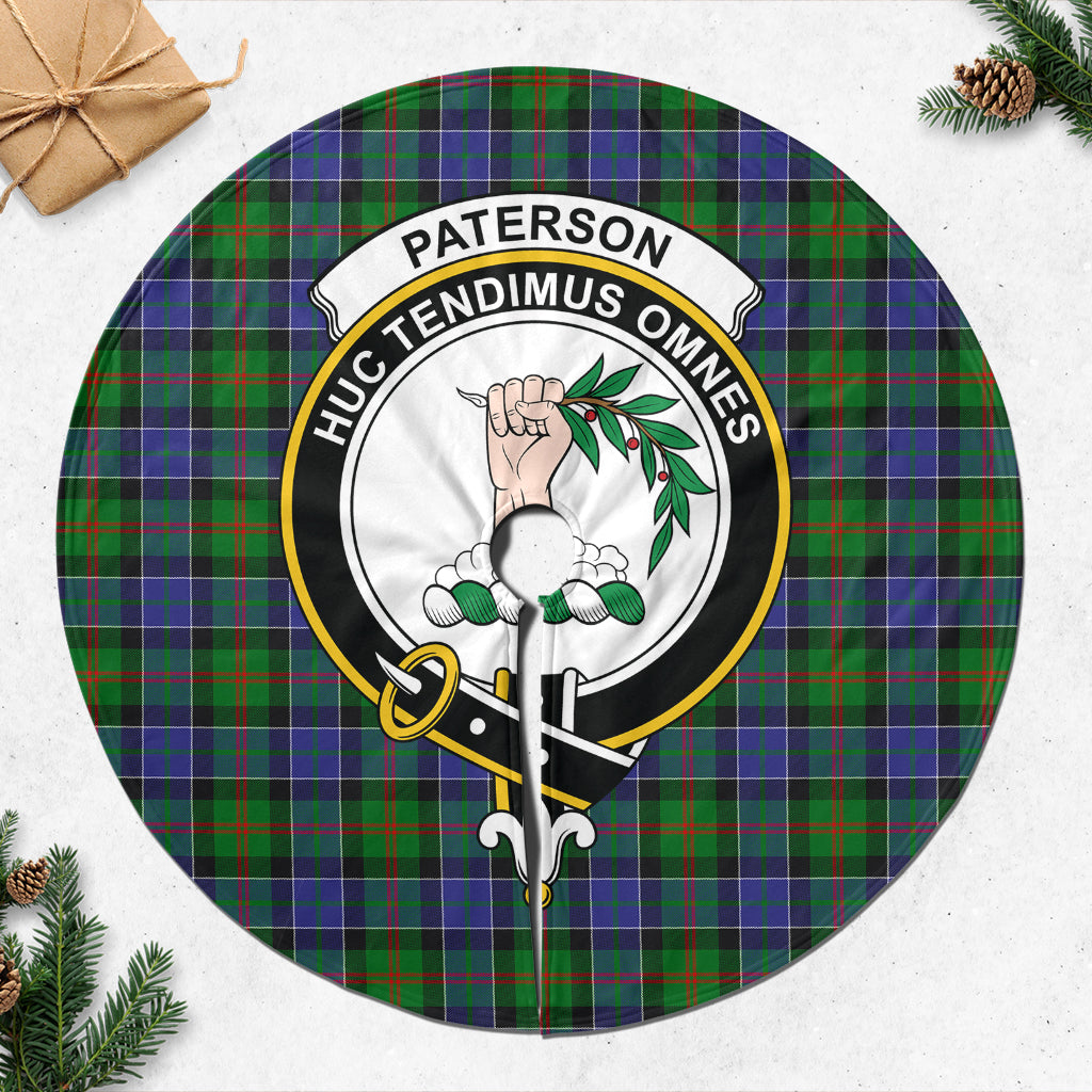 paterson-tartan-christmas-tree-skirt-with-family-crest