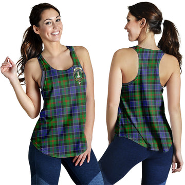 paterson-tartan-women-racerback-tanks-with-family-crest