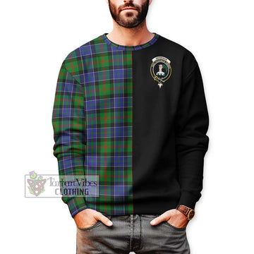 Paterson Tartan Sweatshirt with Family Crest and Half Of Me Style Unisex - Tartanvibesclothing Shop