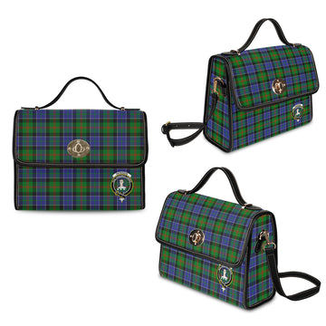 Paterson Tartan Waterproof Canvas Bag with Family Crest