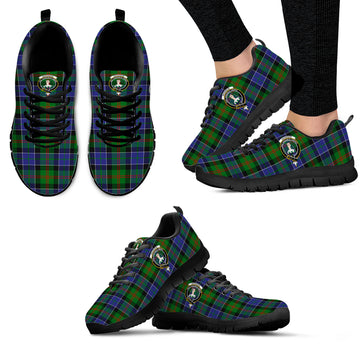 Paterson Tartan Sneakers with Family Crest