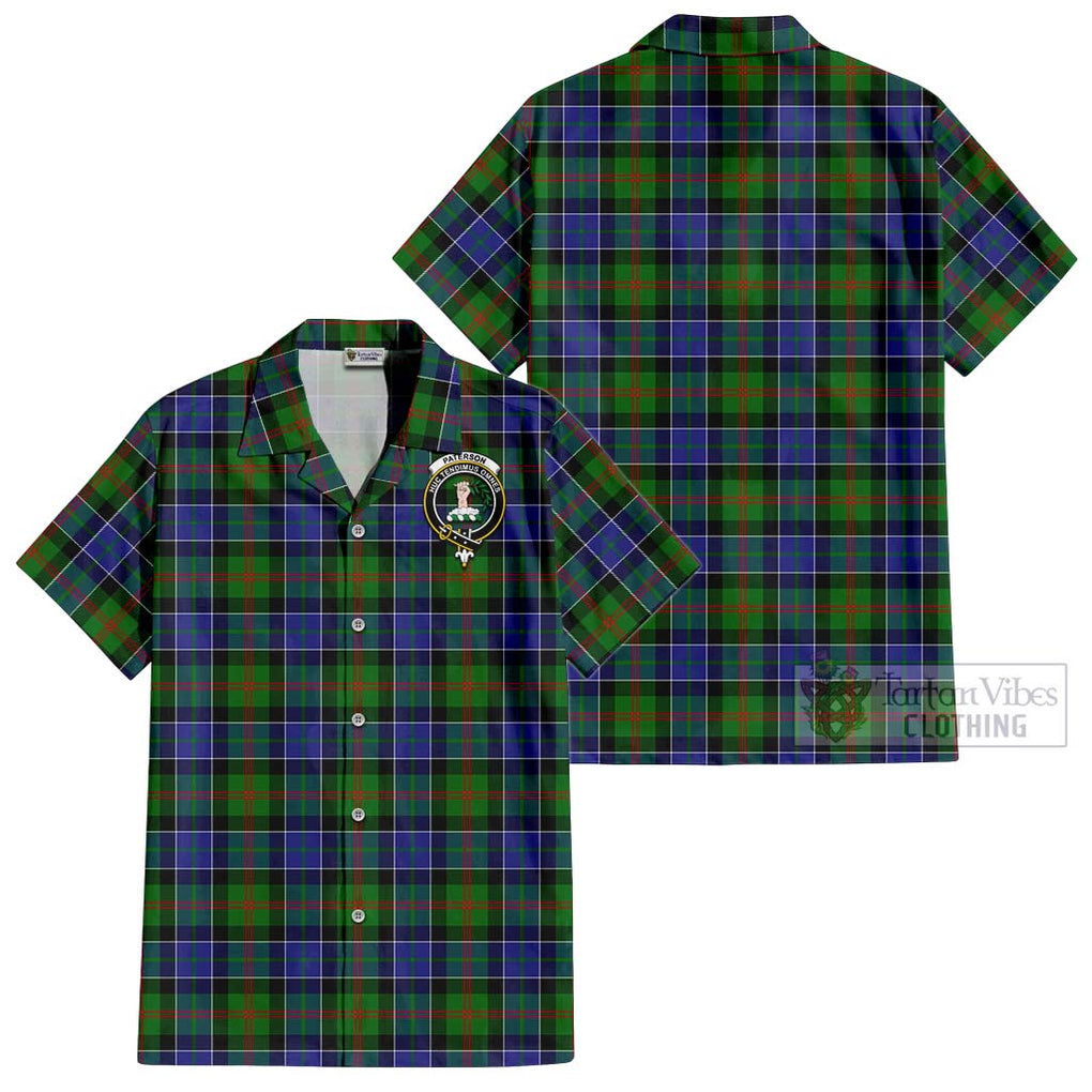 Paterson Tartan Cotton Hawaiian Shirt with Family Crest Kid - Tartan Vibes Clothing