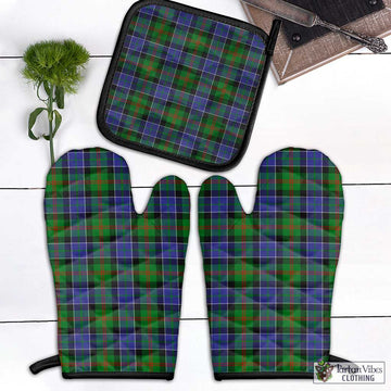Paterson Tartan Combo Oven Mitt & Pot-Holder Combo 1 Oven Mitt & 1 Pot-Holder Black - Tartan Vibes Clothing