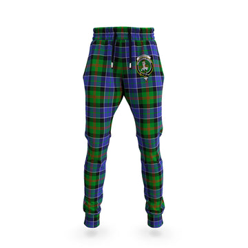 Paterson Tartan Joggers Pants with Family Crest