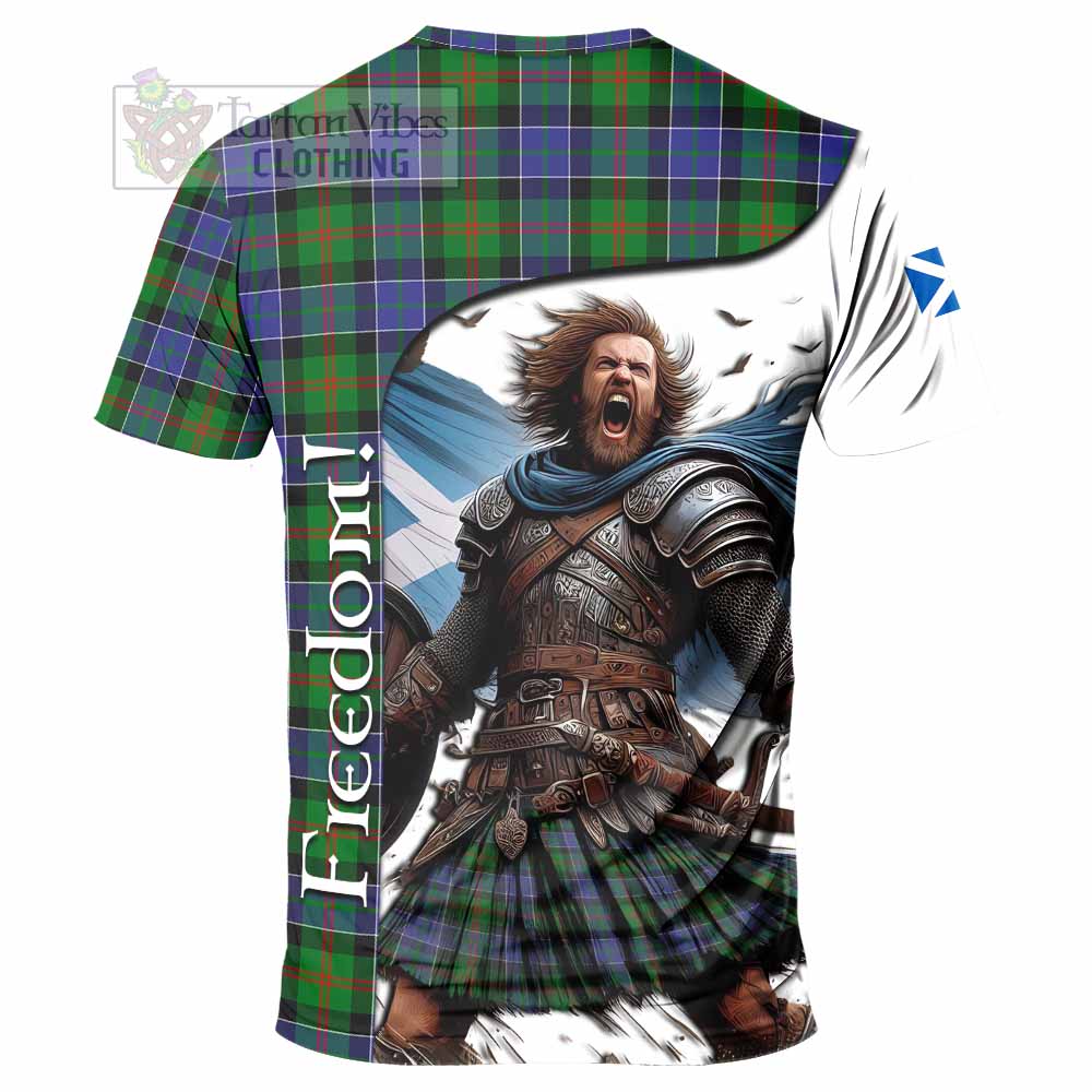 Paterson Crest Tartan T-Shirt Inspired by the Freedom of Scottish Warrior