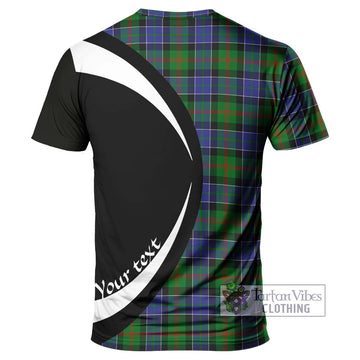 Tartan Vibes Clothing Paterson Tartan T-Shirt with Family Crest Circle Style