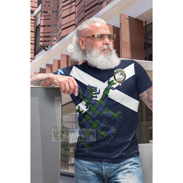 Tartan Vibes Clothing Paterson Tartan Lion Rampant Cotton T-shirt – Proudly Display Your Heritage with Alba Gu Brath and Clan Name