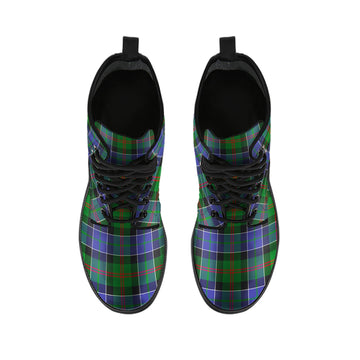 Paterson Tartan Leather Boots