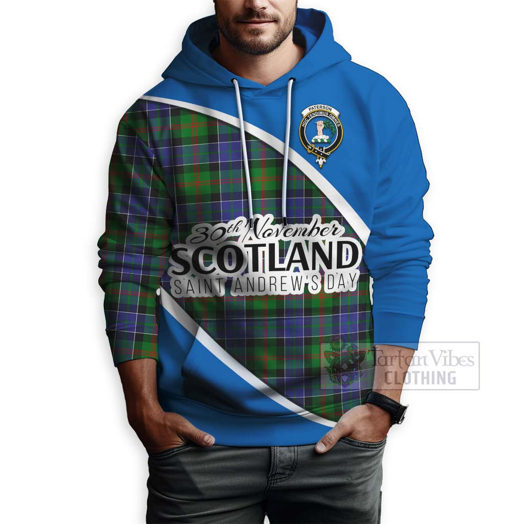 Tartan Vibes Clothing Paterson Family Crest Tartan Hoodie Celebrate Saint Andrew's Day in Style