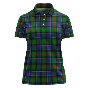 Paterson Tartan Polo Shirt For Women