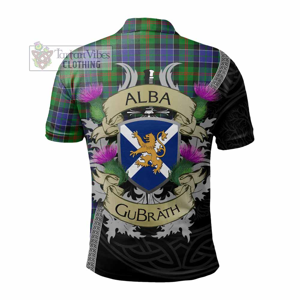 Tartan Vibes Clothing Paterson Tartan Family Crest Polo Shirt Lion Rampant Royal Thistle Shield Celtic Inspired