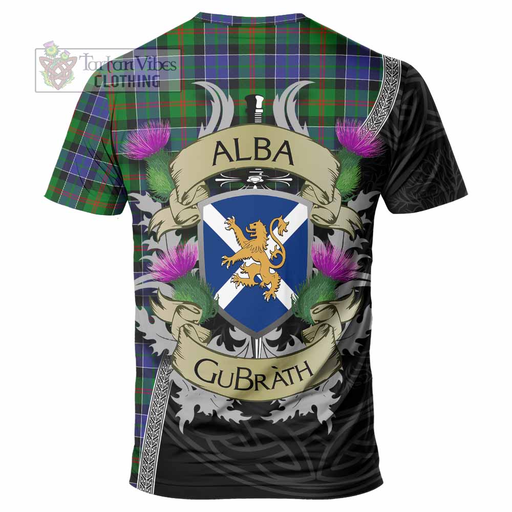 Tartan Vibes Clothing Paterson Tartan Family Crest T-Shirt Lion Rampant Royal Thistle Shield Celtic Inspired