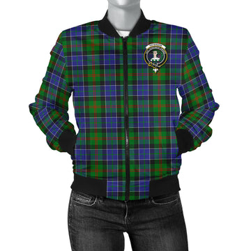 Paterson Tartan Bomber Jacket with Family Crest