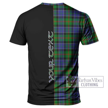 Paterson Tartan T-Shirt with Family Crest and Half Of Me Style - Tartanvibesclothing Shop