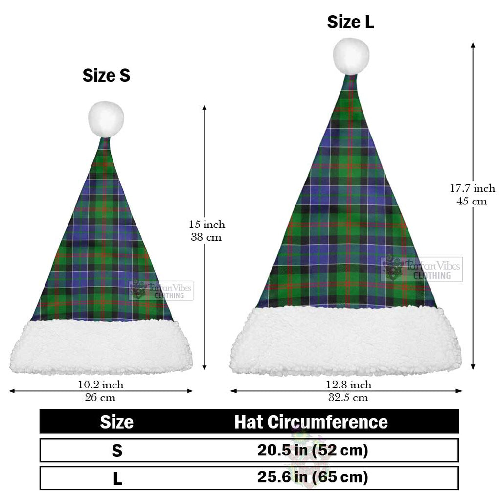 Tartan Vibes Clothing Paterson Tartan Christmas Santa Hats