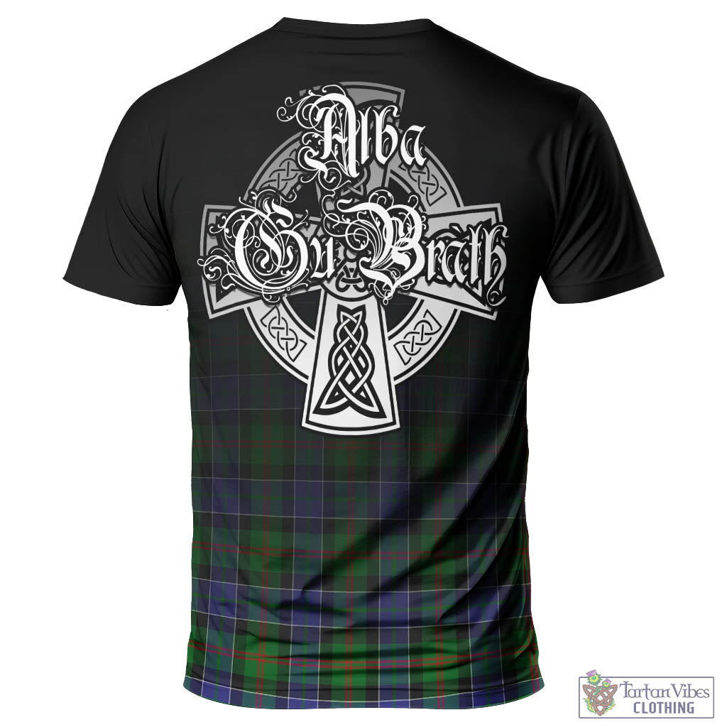 Tartan Vibes Clothing Paterson Tartan T-Shirt Featuring Alba Gu Brath Family Crest Celtic Inspired