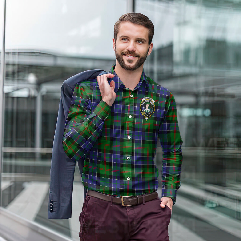 paterson-tartan-long-sleeve-button-up-shirt-with-family-crest