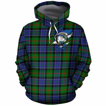 Paterson Clan Crest In Me Tartan Cotton Hoodie Scotland Flag Style