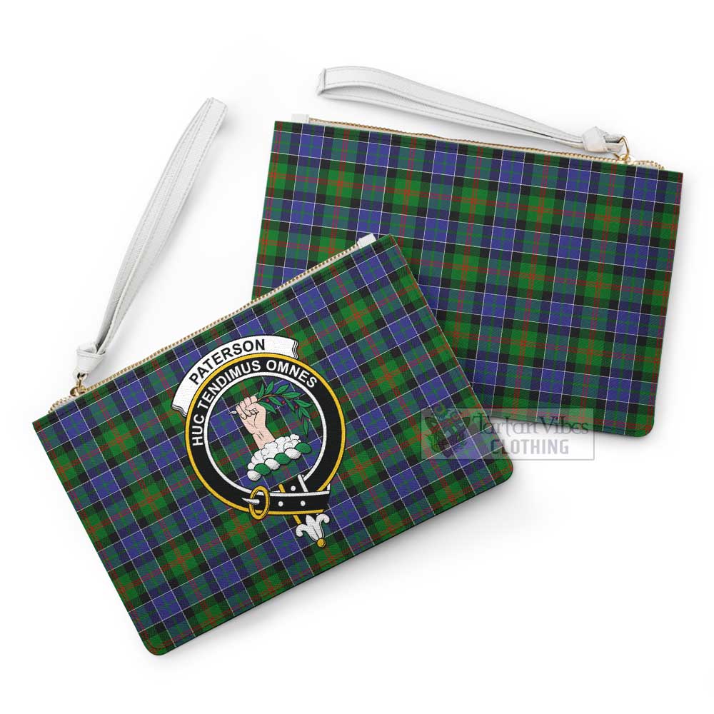 Tartan Vibes Clothing Paterson Family Crest Tartan Clutch Bag