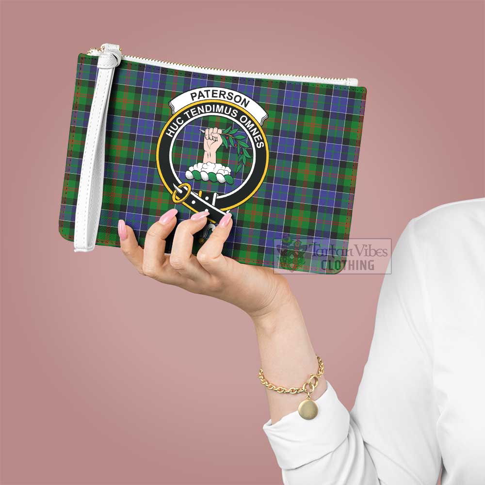 Tartan Vibes Clothing Paterson Family Crest Tartan Clutch Bag