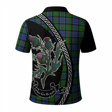Paterson Family Crest Tartan Polo Shirt Alba Thistle Inspired