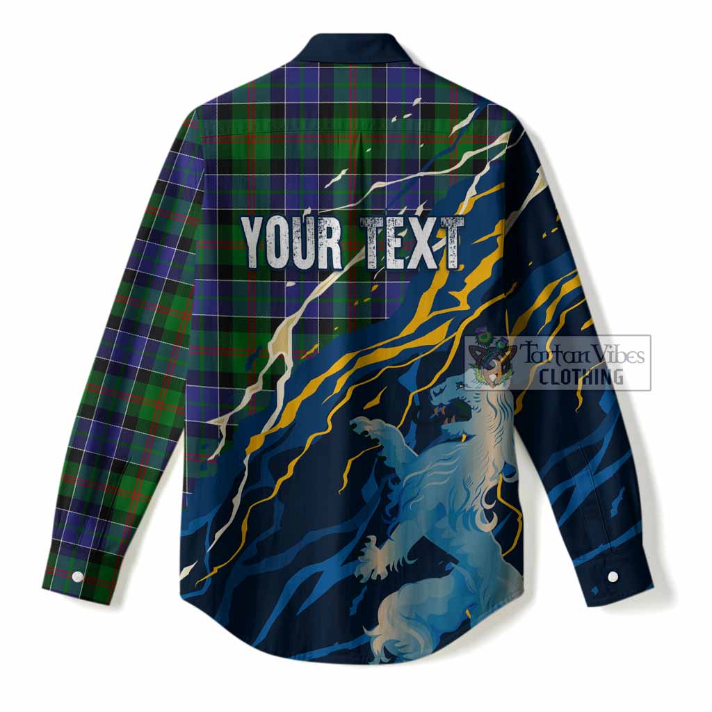 Paterson Scotland Tartan Women Casual Shirt WC2026 Football - We'll Be Coming
