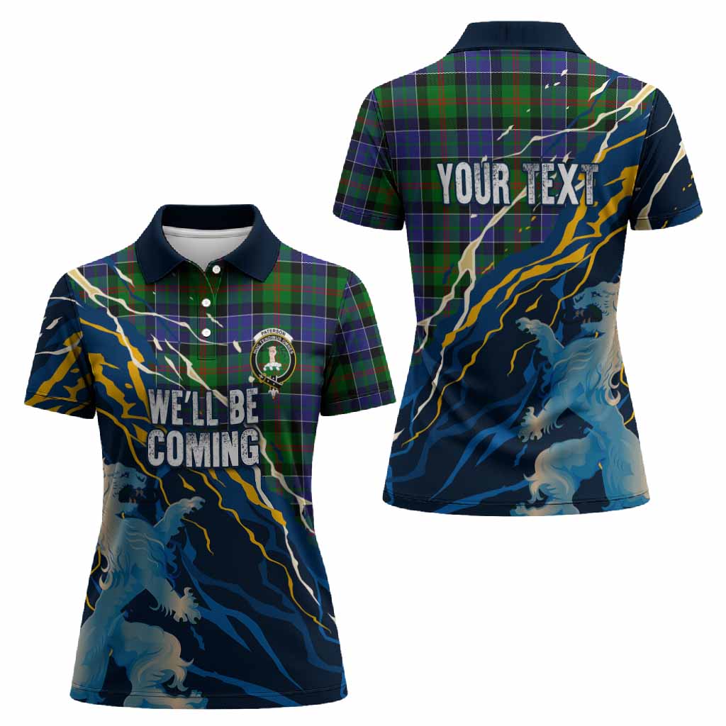 Paterson Scotland Tartan Women Polo Shirt WC2026 Football - We'll Be Coming