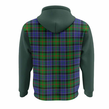 Paterson Tartan Accent Hoodie with Family Crest