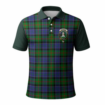 Paterson Tartan Accent Polo Shirt with Family Crest