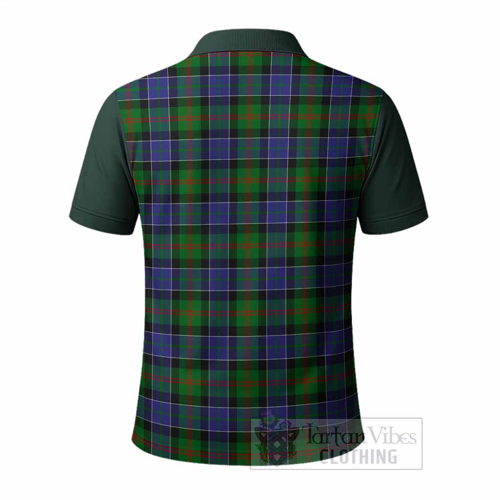 Paterson Tartan Accent Polo Shirt with Family Crest