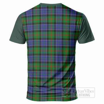 Paterson Tartan Accent T-Shirt with Family Crest