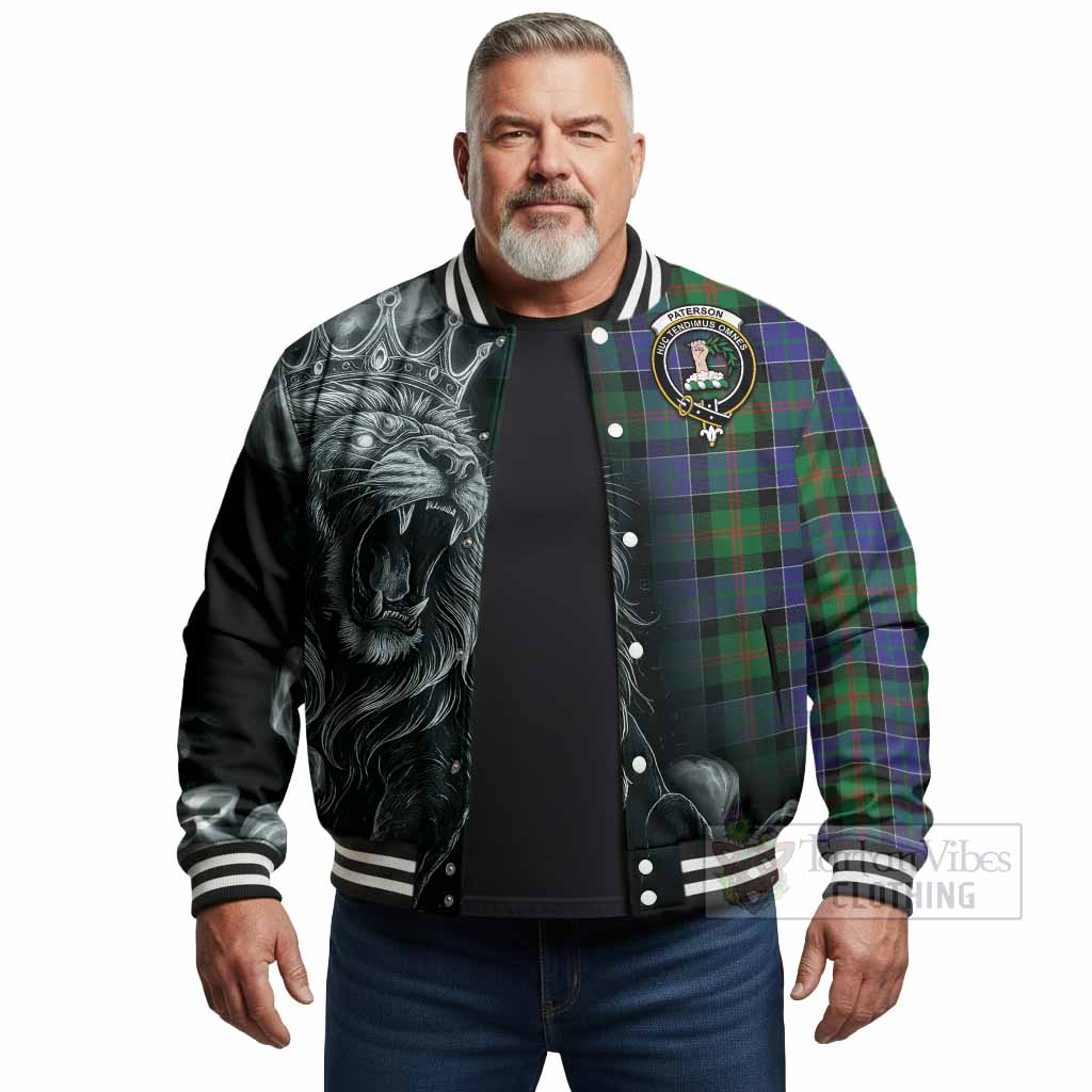 Paterson Tartan Baseball Jacket Roaring Lion Heritage