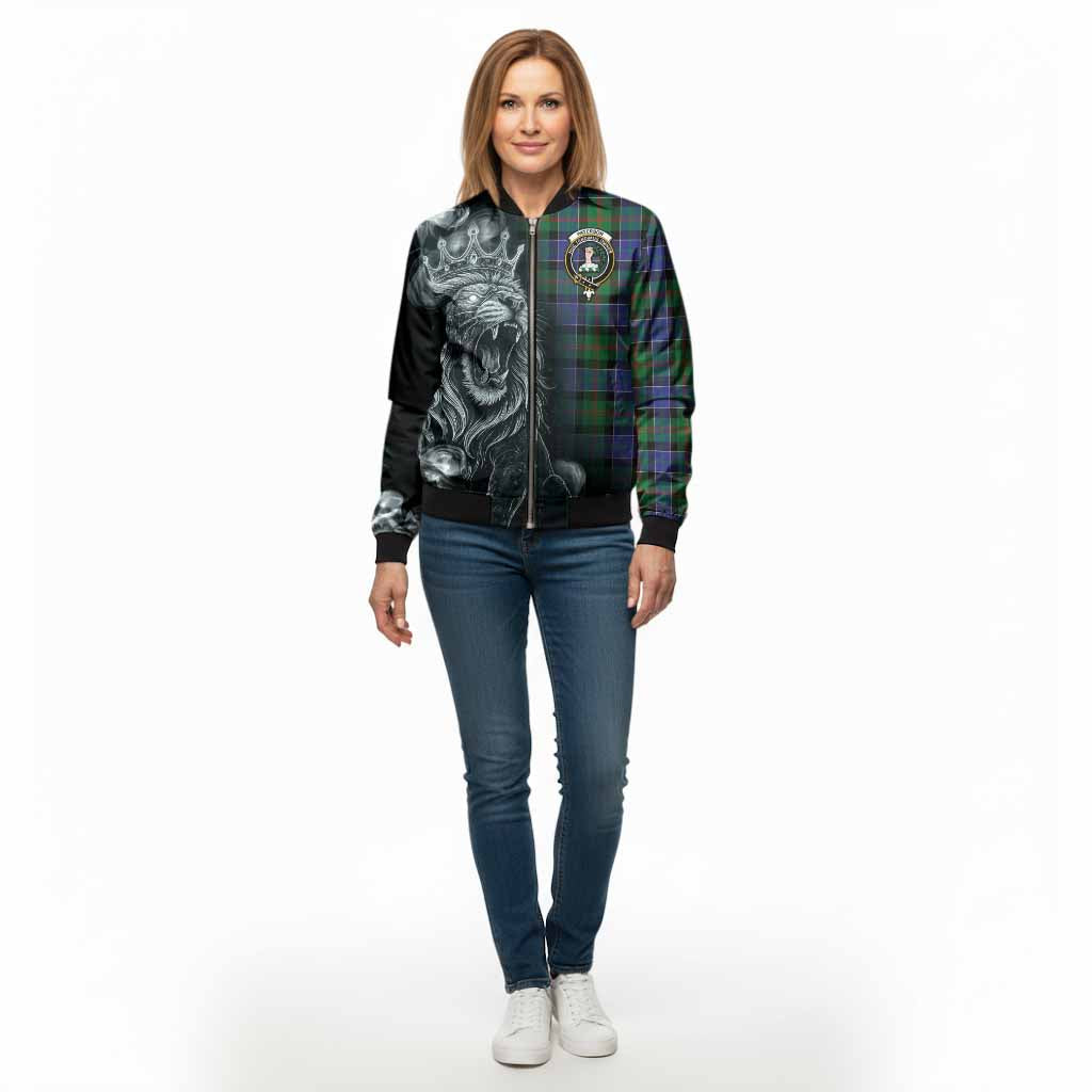 Paterson Tartan Bomber Jacket Roaring Lion Heritage