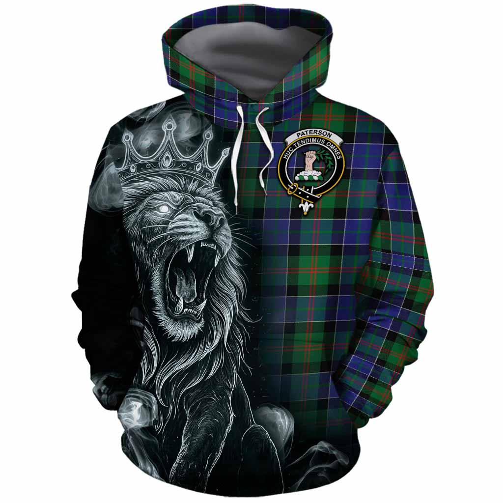 Paterson Tartan Cotton Hoodie Roaring Lion Heritage