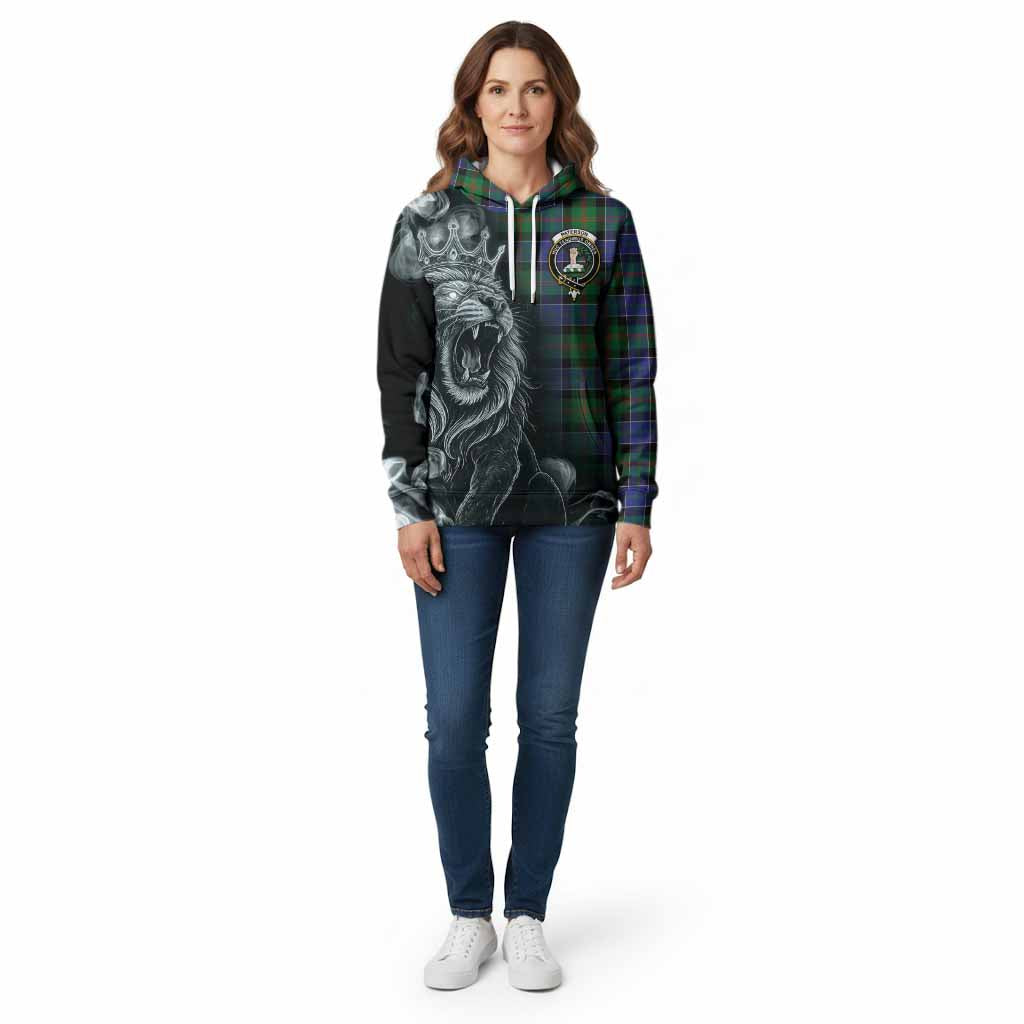 Paterson Tartan Cotton Hoodie Roaring Lion Heritage