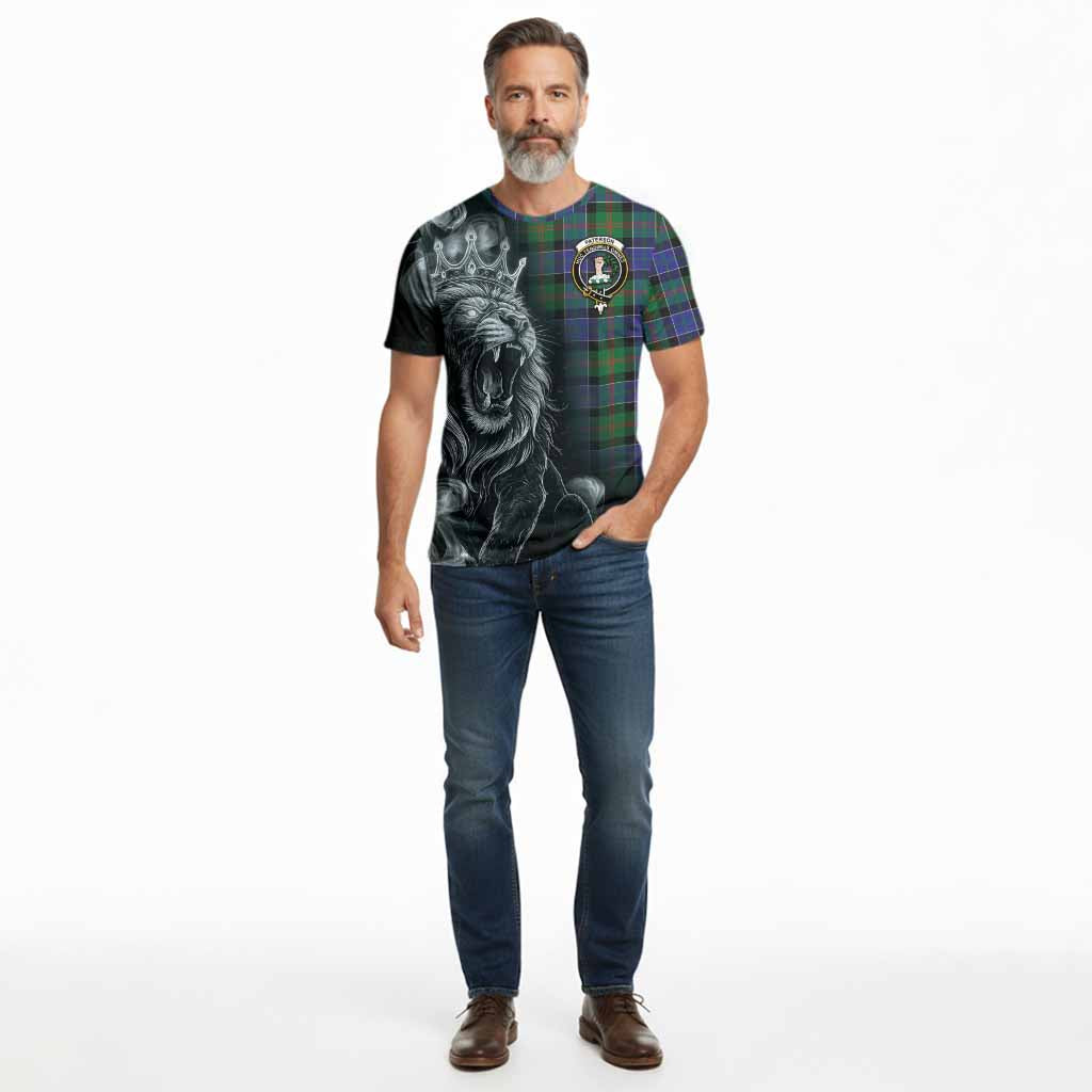 Paterson Tartan Cotton T-shirt Roaring Lion Heritage