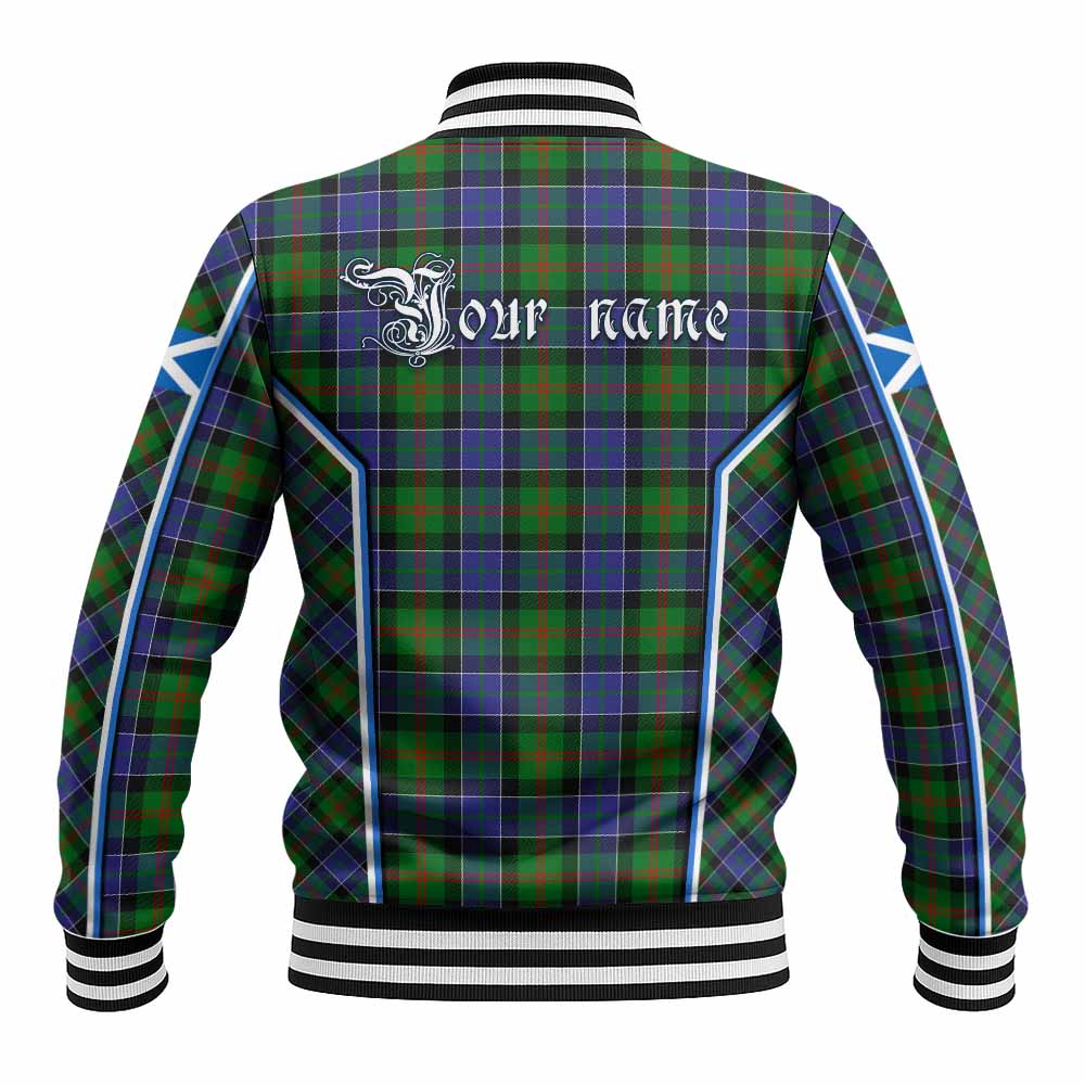 Paterson Tartan Crest Baseball Jacket Scotland Coat of Arm Flag Style - Tartan Vibes Clothing