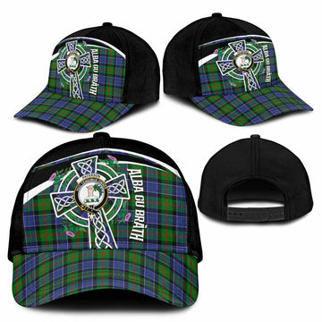 Paterson Tartan Crest Classic Cap Scottish Thistle Celtic Cross Alba Gu Brath