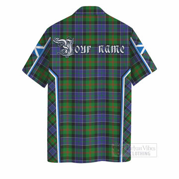 Paterson Tartan Crest Hawaiian Shirt Scotland Coat of Arm Flag Style