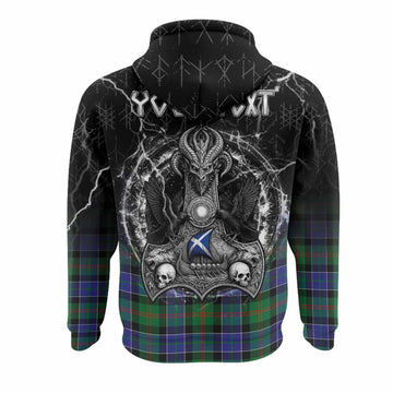 Paterson Tartan Crest Hoodie Celtic Odin's Raven Legacy