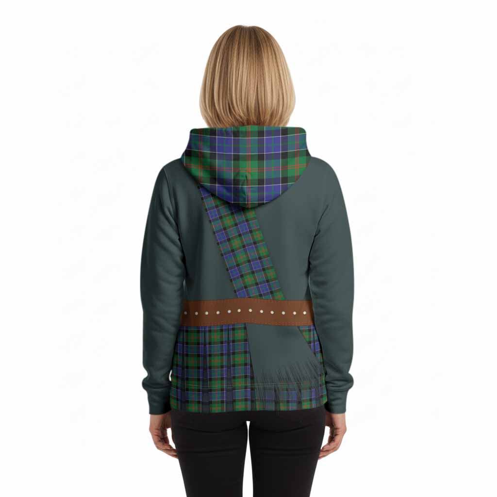 Paterson Tartan Crest Hoodie Kilt Costume Style