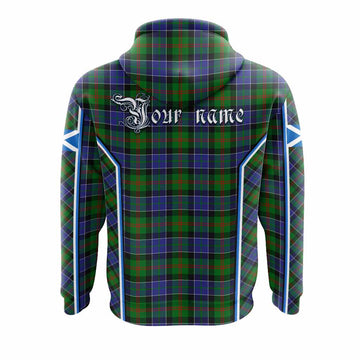 Paterson Tartan Crest Hoodie Scotland Coat of Arm Flag Style