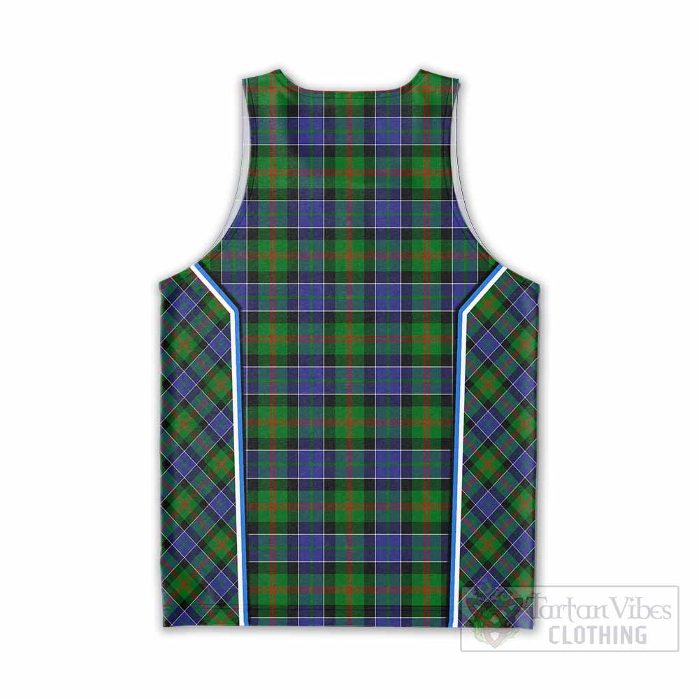 Paterson Tartan Crest Men Tank Top Scotland Coat of Arm Flag Style - Tartan Vibes Clothing
